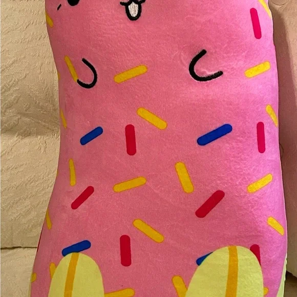 Cats vs Pickles Jumbo Super-Soft Hugging Plush Candi Nana Hugger HTF Rare 20" - Picture 10 of 10